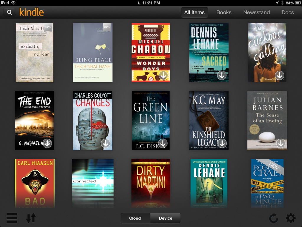 Kindle library