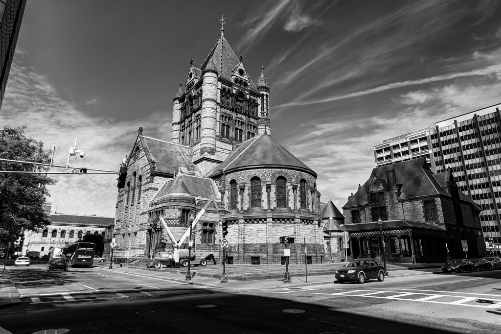 Copley Square - Trinity - HDR - 2014-06-21 8537_8_9 bw2000